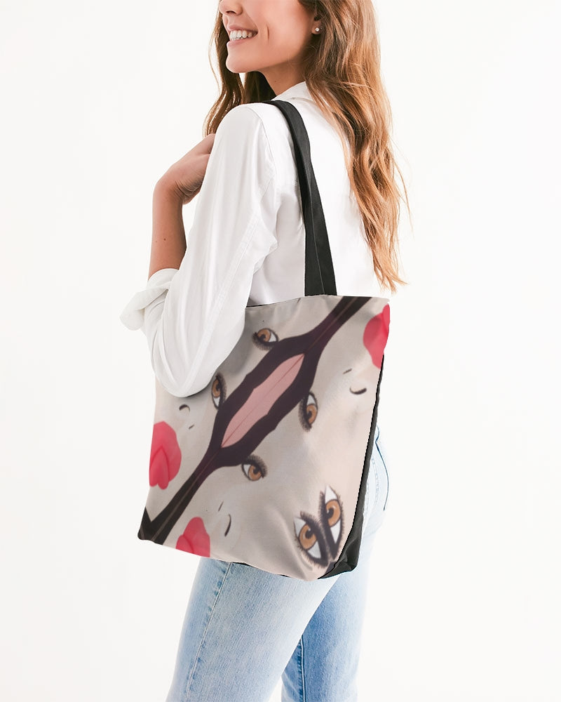 Eye Spy Canvas Zip Tote