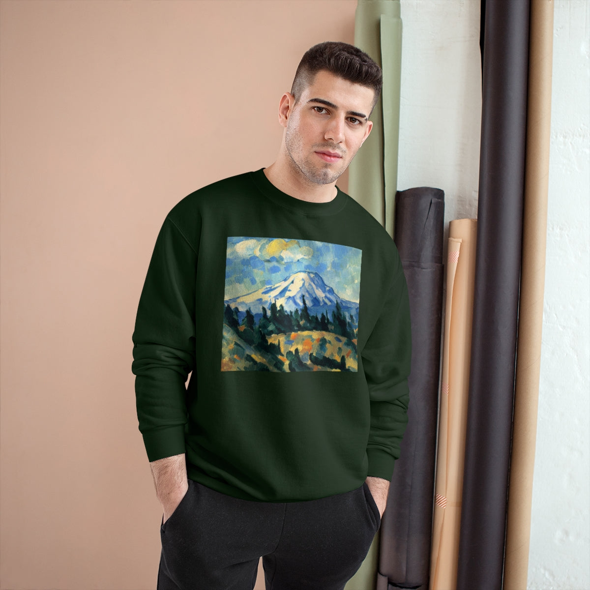 Mont Rainier-Cezannesque Champion Sweatshirt