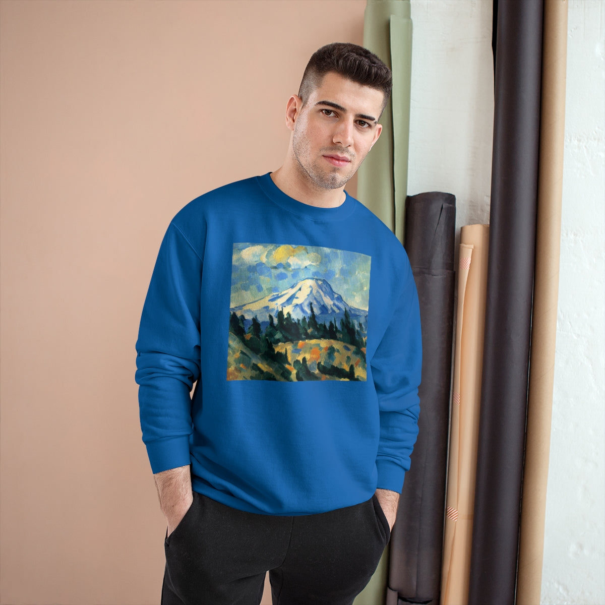 Mont Rainier-Cezannesque Champion Sweatshirt