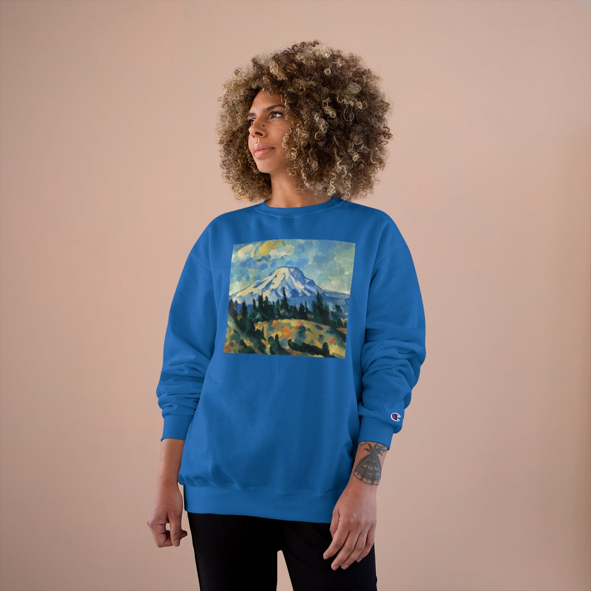 Mont Rainier-Cezannesque Champion Sweatshirt