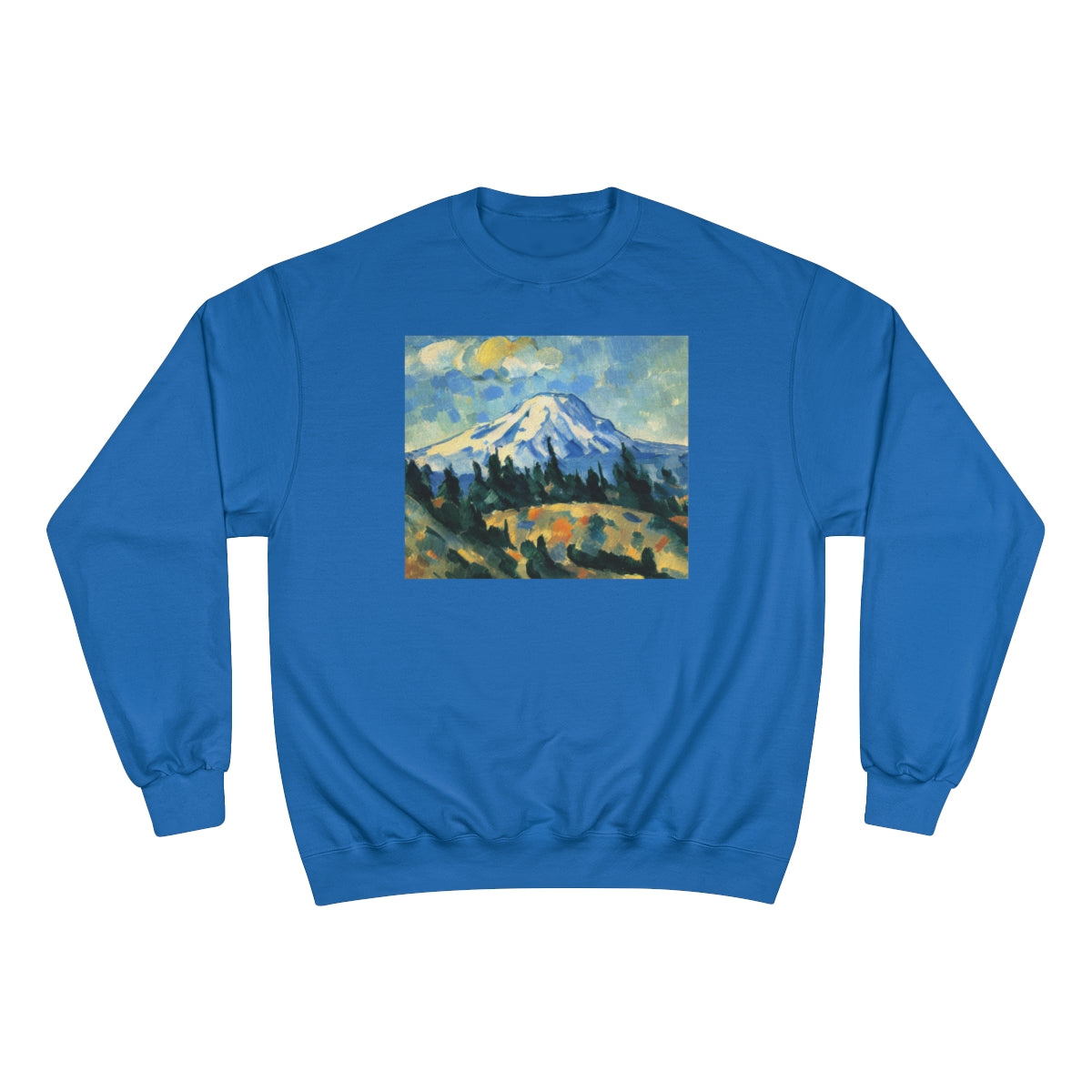 Mont Rainier-Cezannesque Champion Sweatshirt