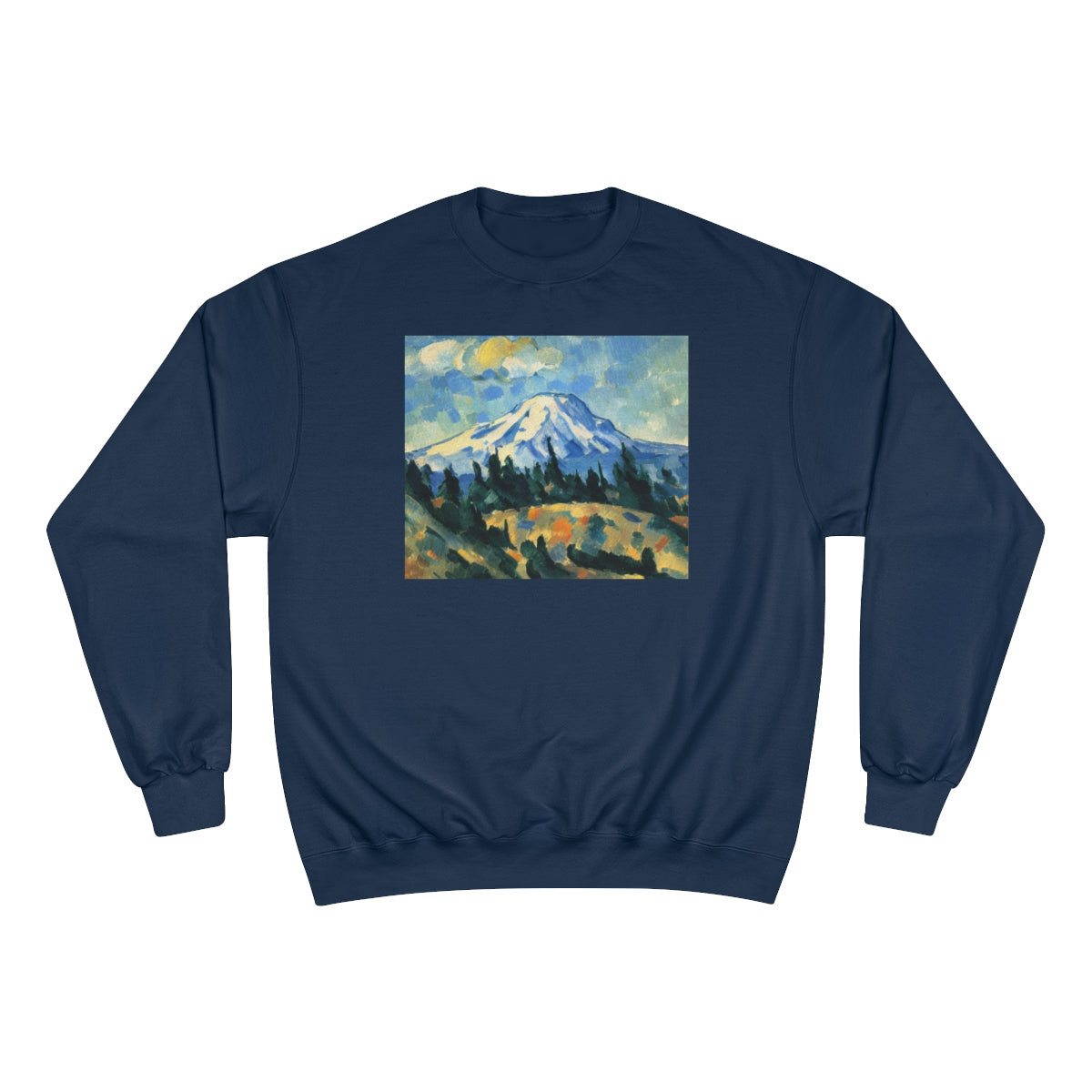 Mont Rainier-Cezannesque Champion Sweatshirt