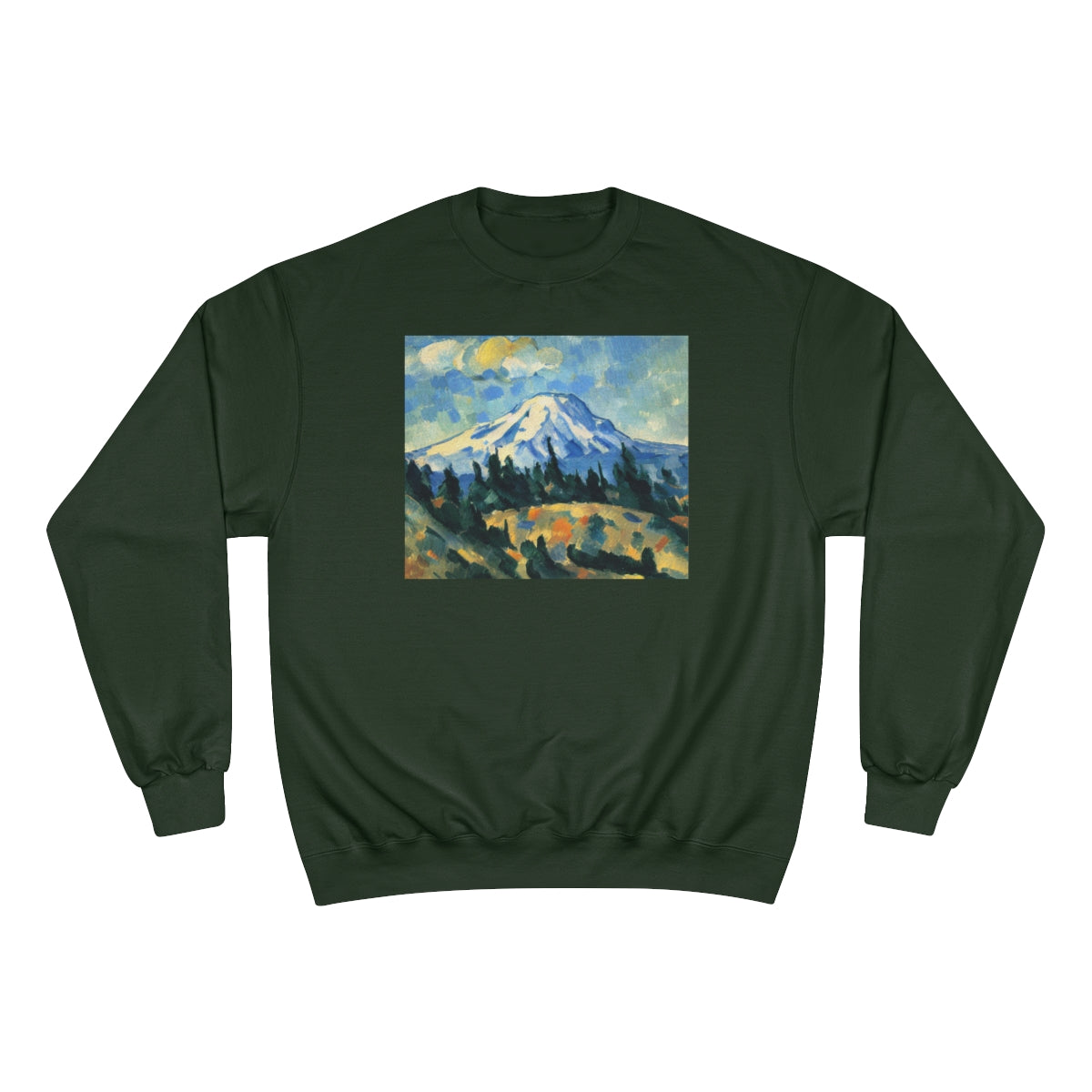 Mont Rainier-Cezannesque Champion Sweatshirt